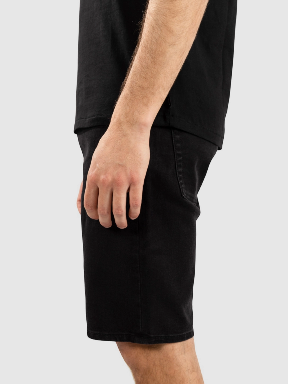 Volcom Solver Denim Shorts black out