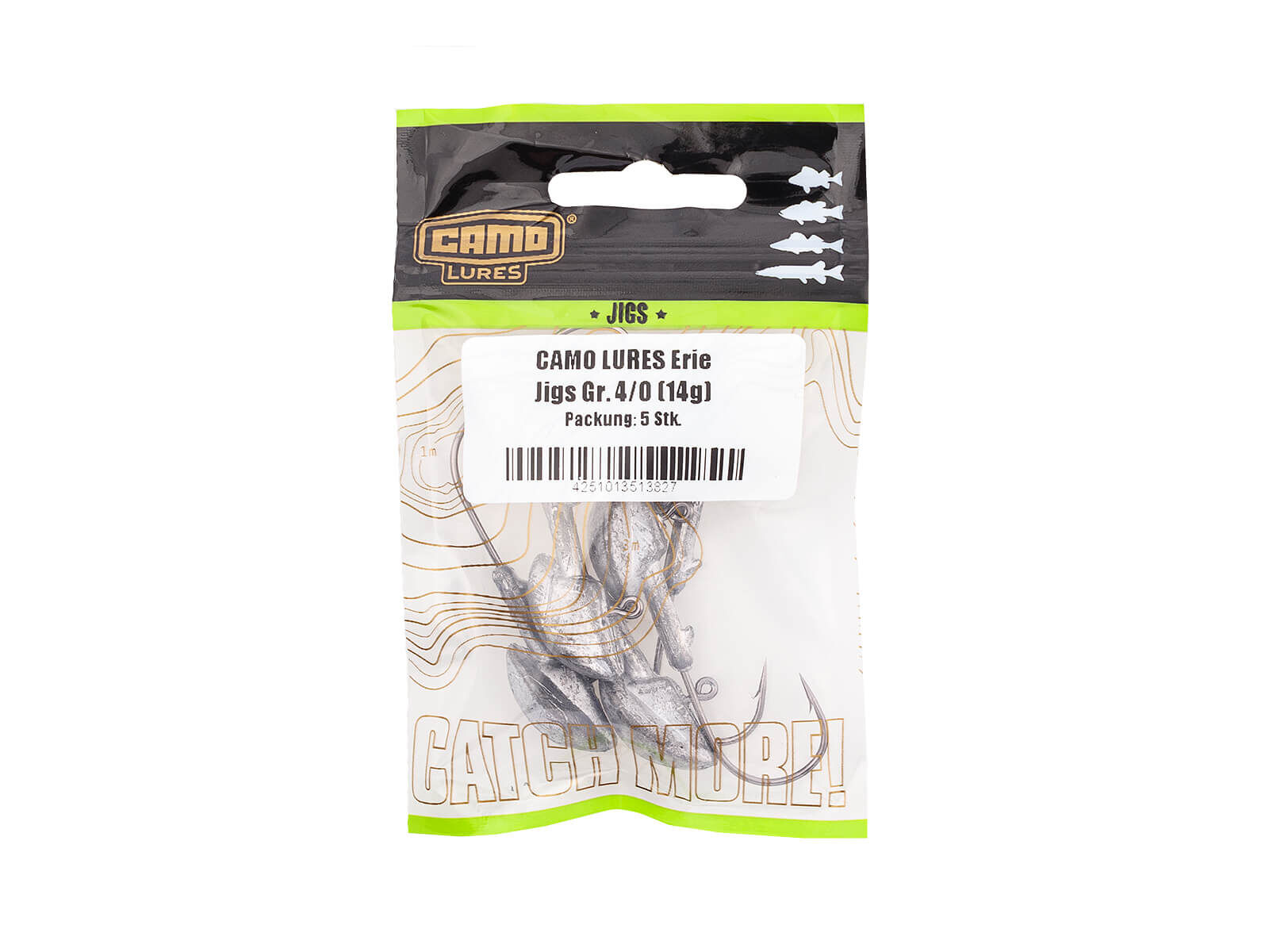 CAMO LURES Erie-Jigs Gr. 4/0 (17g)(CAMO Lures)