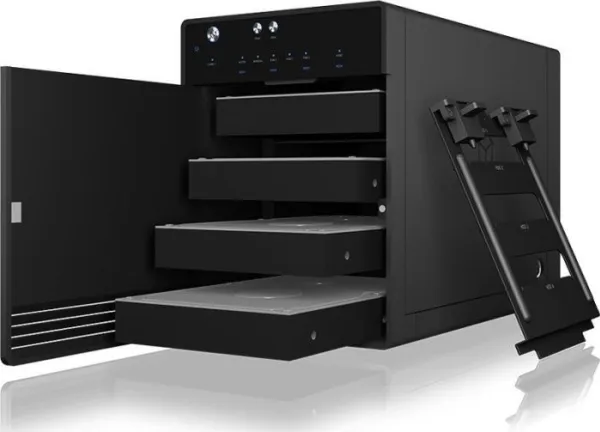 ICY BOX IB-3740-C31 - Harddisk-array - 4 bays (SATA-600) - USB 3.1 Gen 2 (ekstern)