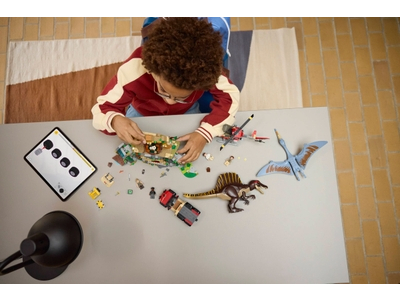 LEGO Spinosaurus en Quetzalcoatlus luchtmissie (76976)