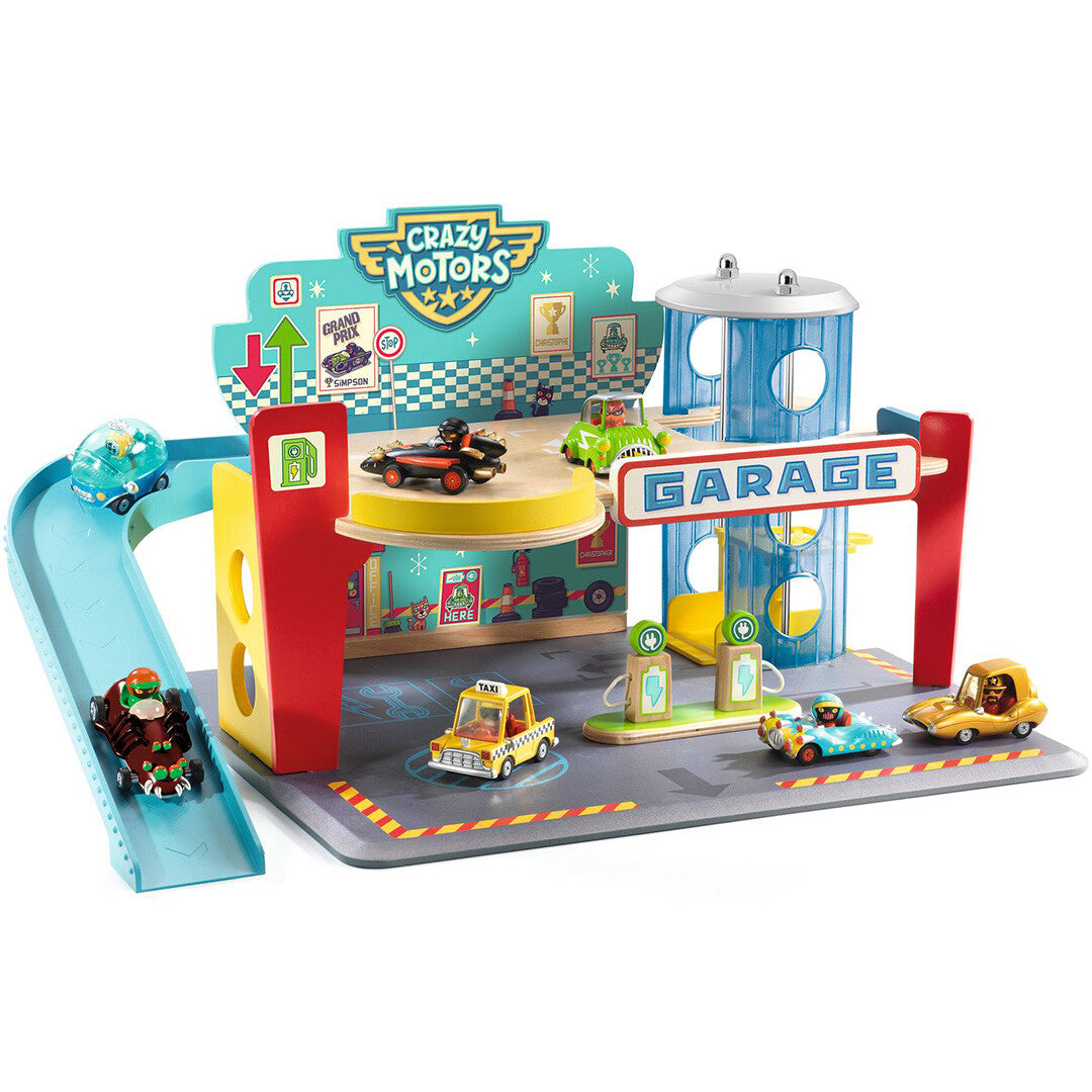 Djeco crazy motors garage