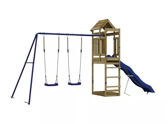 Aire de jeux d'extérieur bois de pin imprégné
