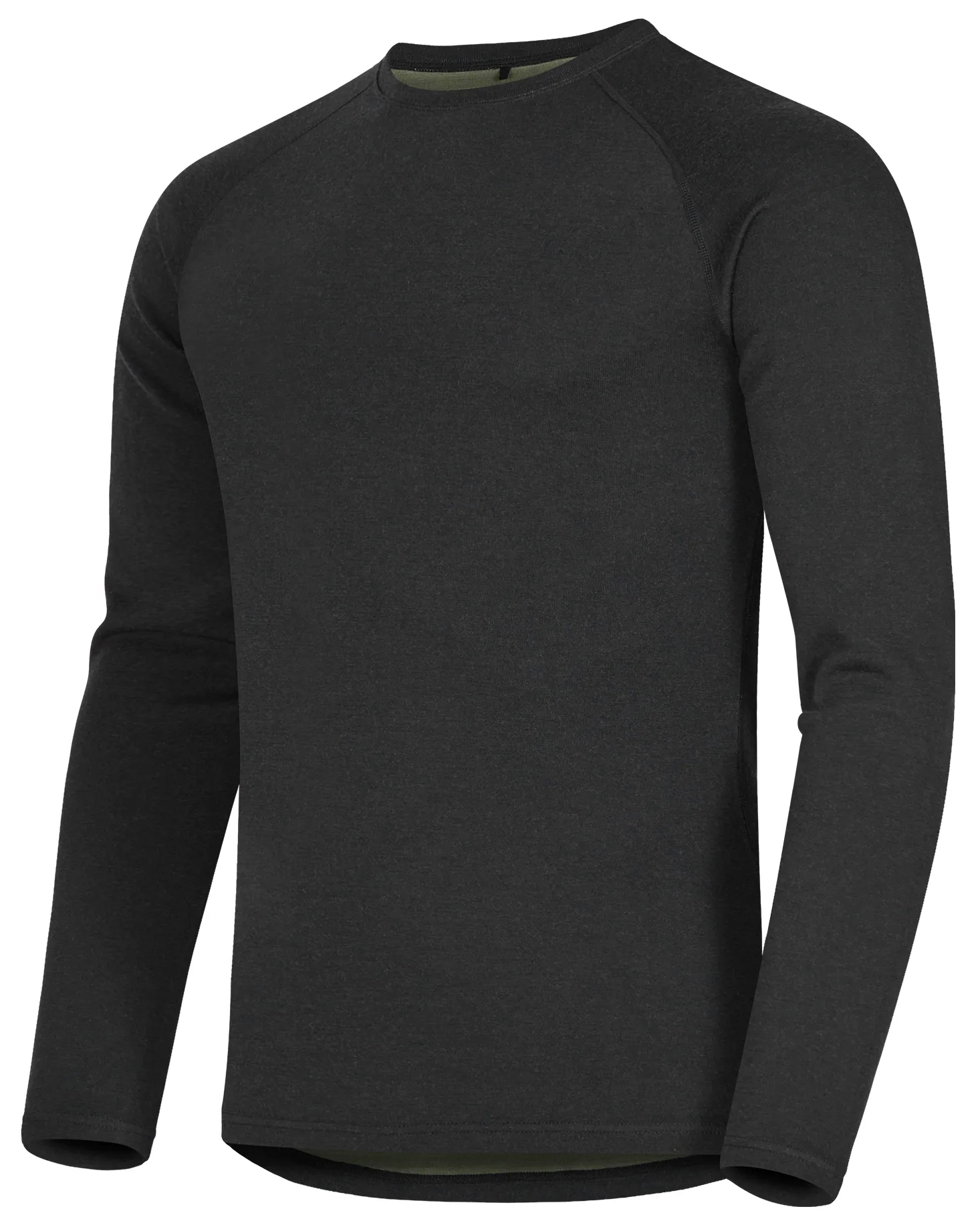 Urberg Merino-Bamboo Base Layer Top Men Black/Green