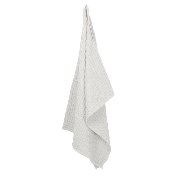 The Organic Company - Big Waffle Duschtuch, 50 x 130 cm, natural weiss