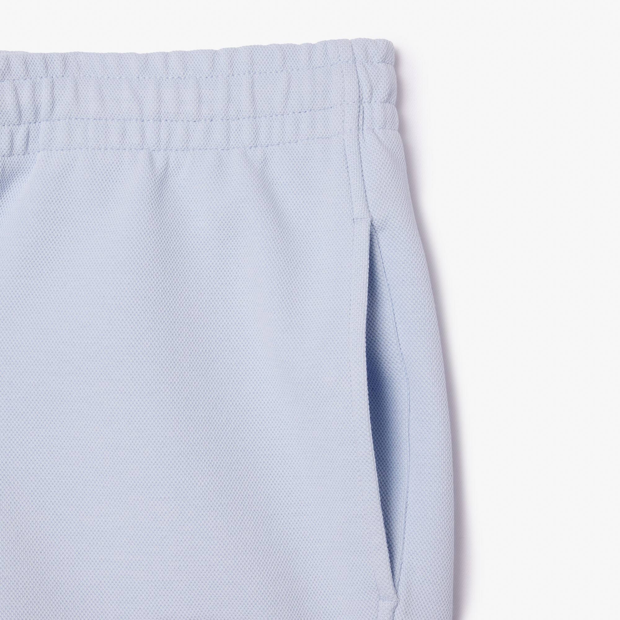Double-Face Joggingshorts aus bedrucktem Piqué Bermudas - Blau - Lacoste - Unisex