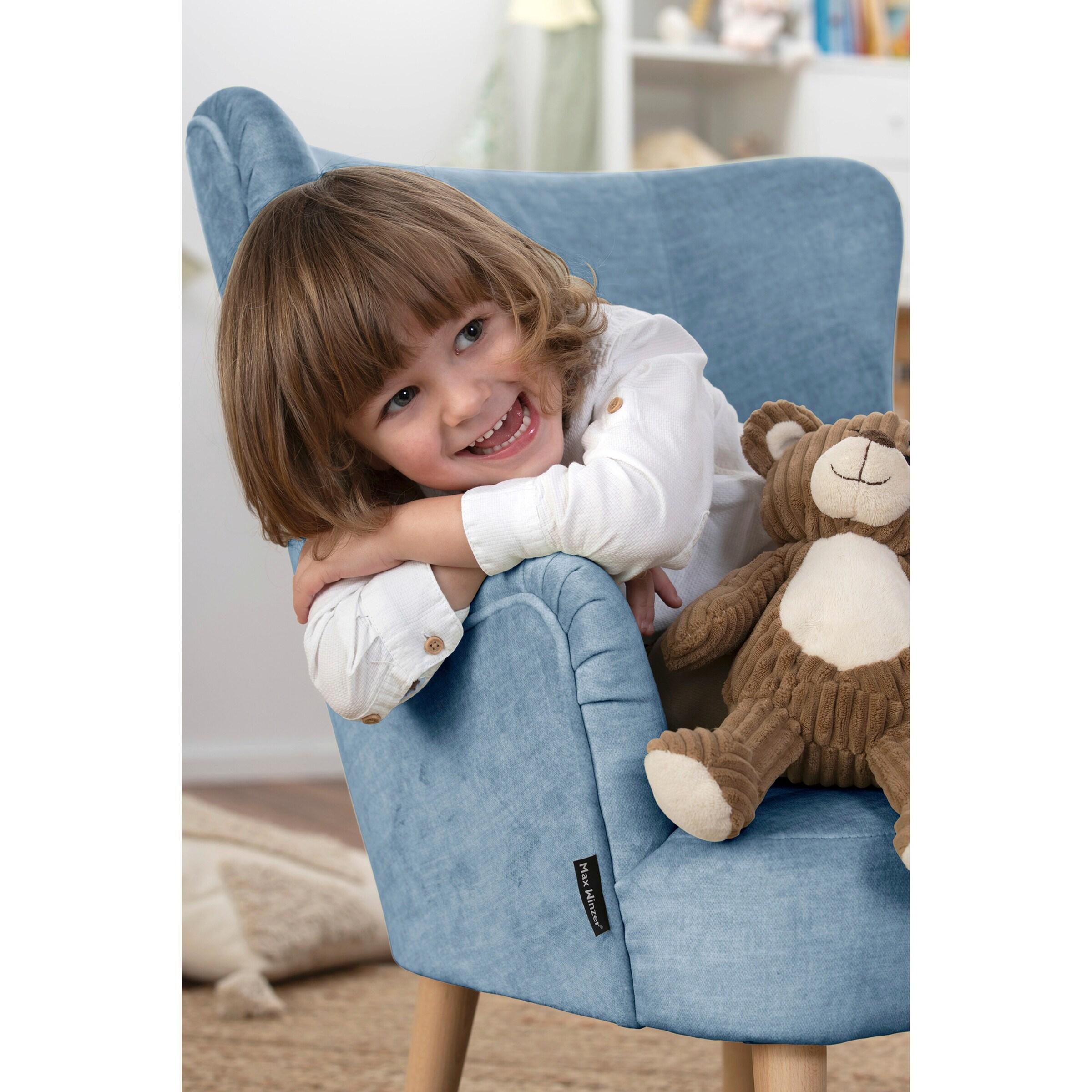 Max Winzer Kindersessel Star hellblau