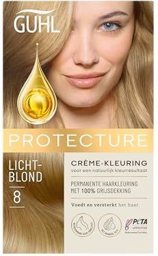 Guhl - Protecture Crème-Kleuring - 8 Lichtblond - Haarkleuring