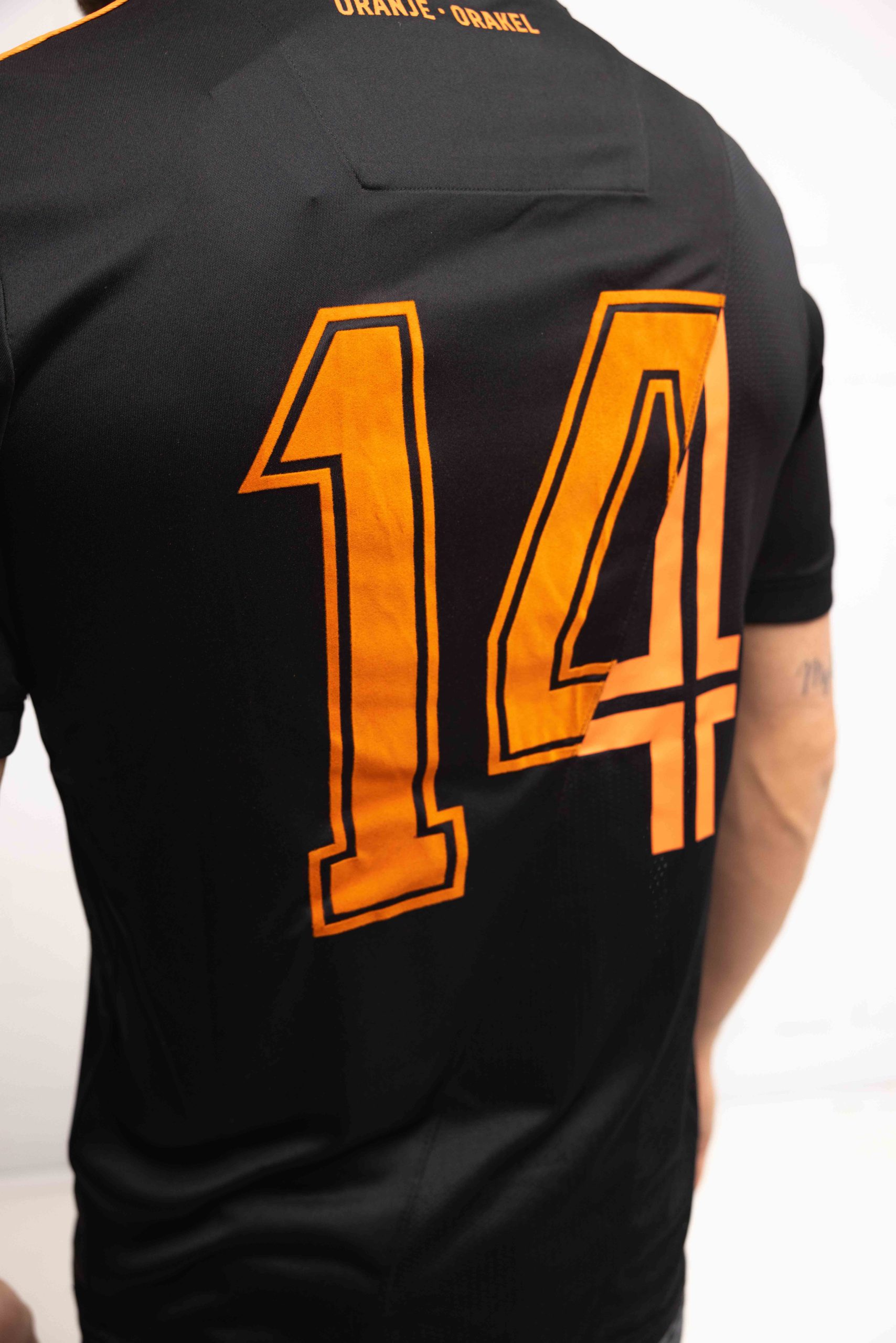 Cruyff Euro T-Shirt Heren Zwart