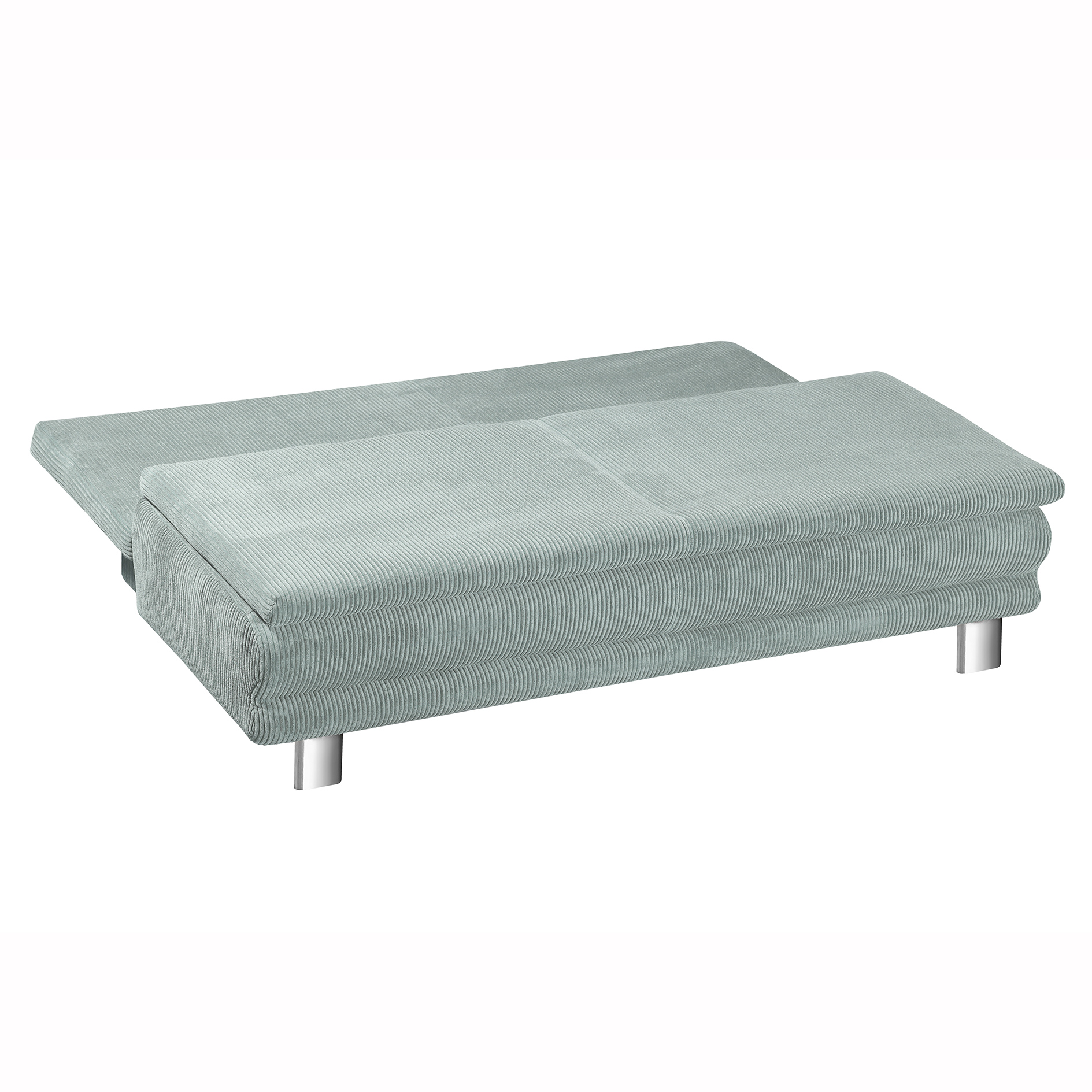 Schlafsofa - mint - mit Staukasten - 194 cm breit