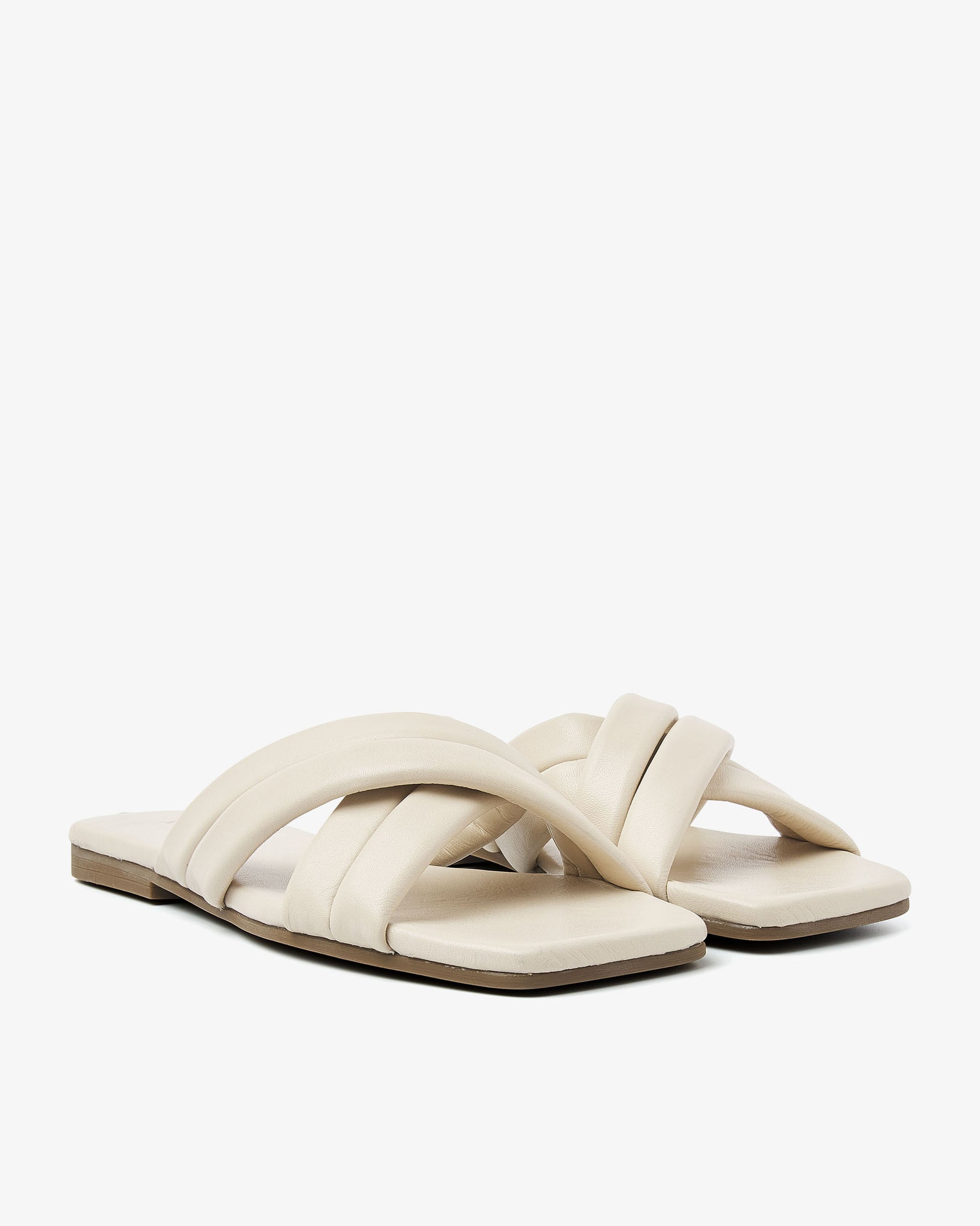 VIA VAI beige slippers Kiki Lot