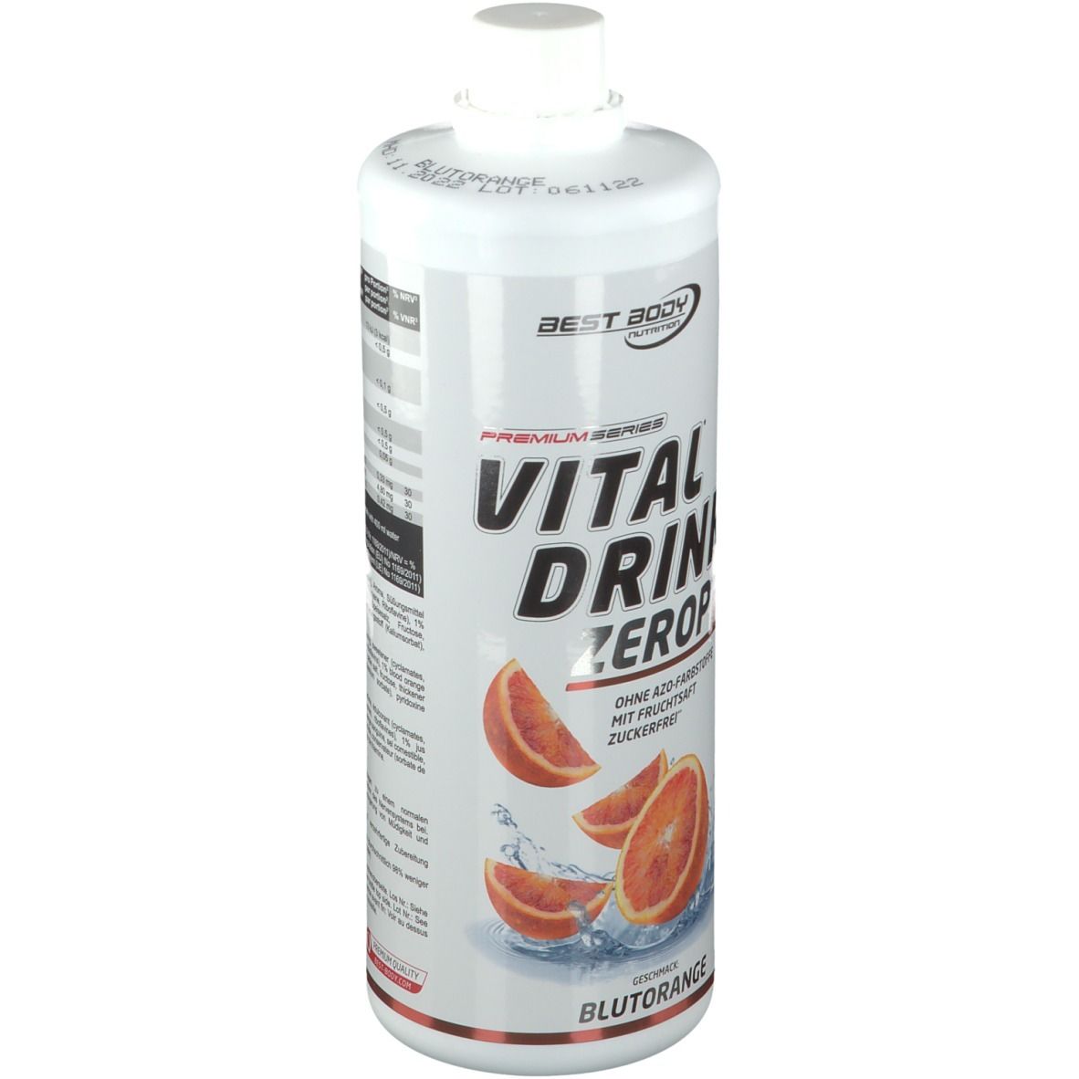 Best Body Nutrition Low Carb Vital Drink, Blutorange