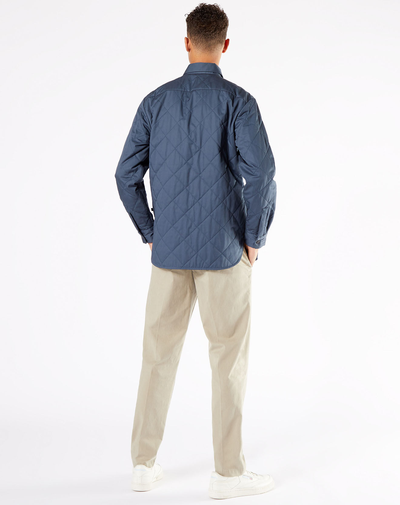 Dockers Veste Quilted Overshirt gris foncé