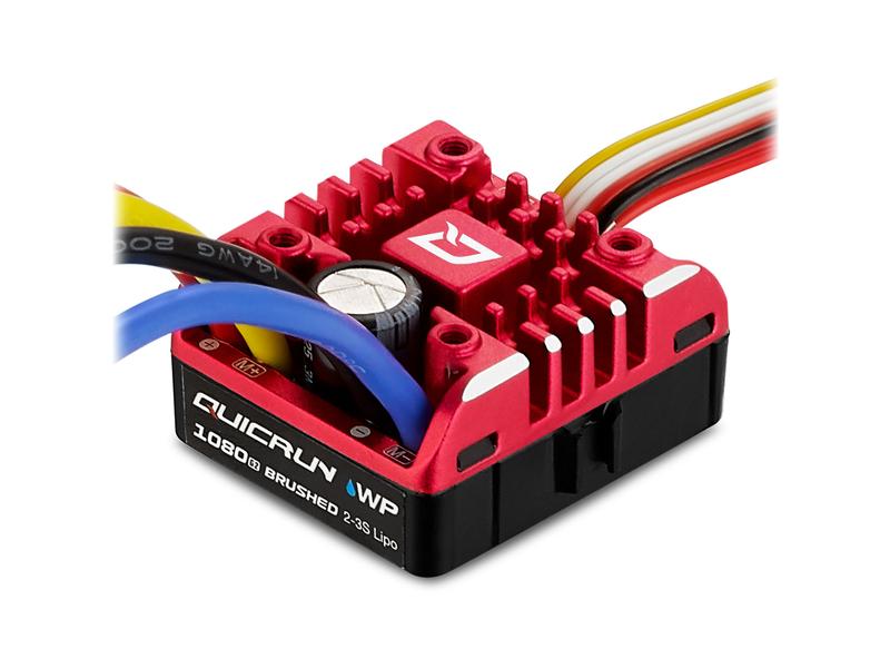 Hobbywing Brushed Regler QuicRun WP1080-G2 Crawler 80A, 2-3 Regler für Crawler und andere Fahrzeuge mit Bürstenmotor