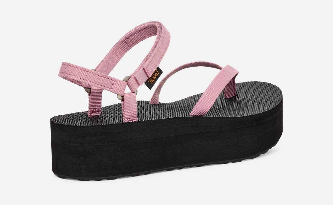 Dames Flatform Slim Sandal