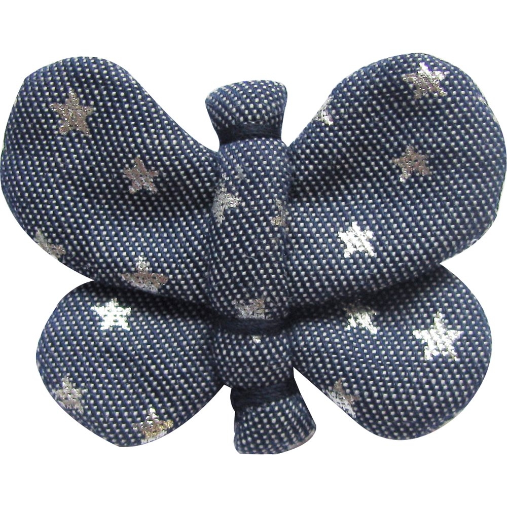 Barrette Petit Papillon Etoile Argent Jean