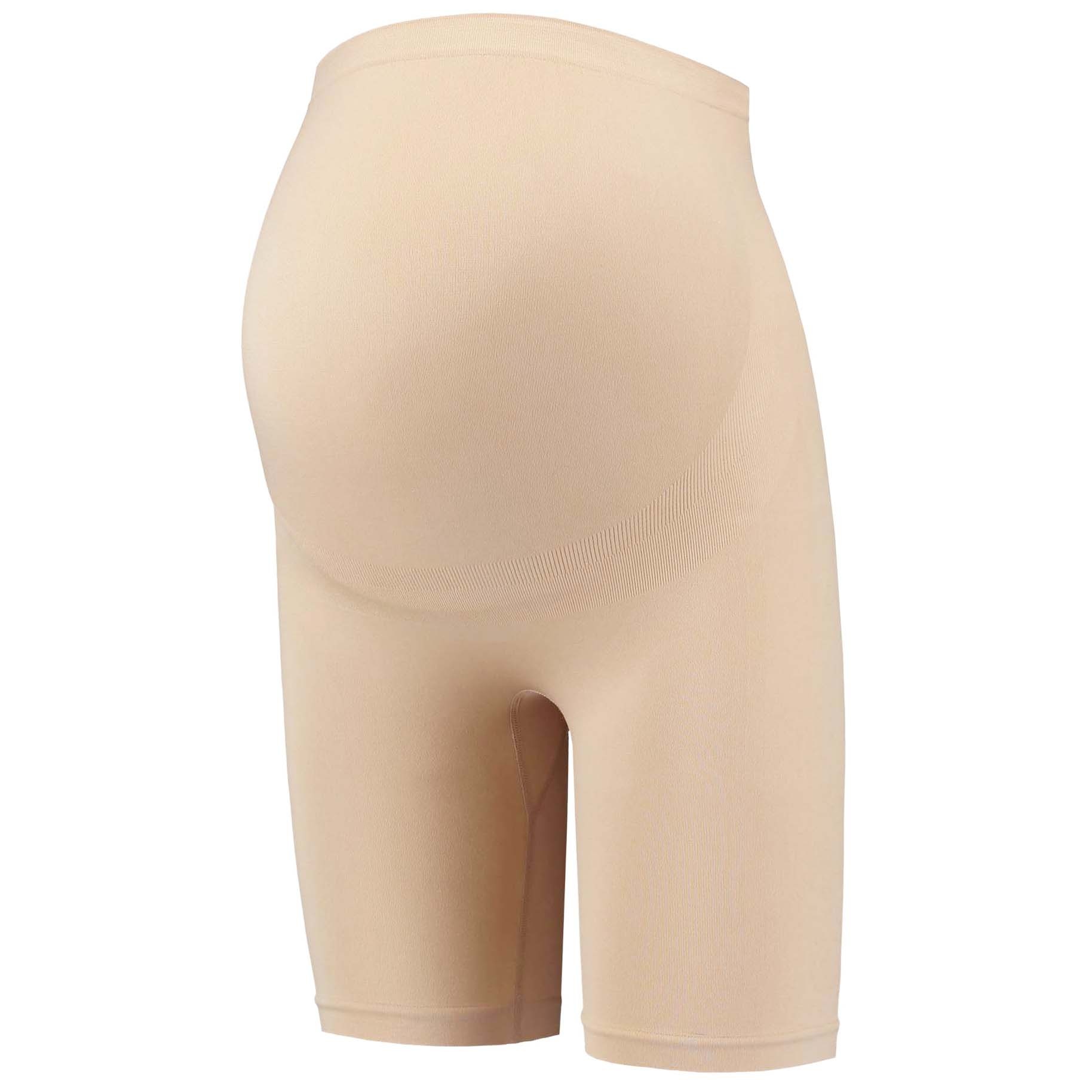 Prénatal zwangerschapsshort seamless lang   beige
