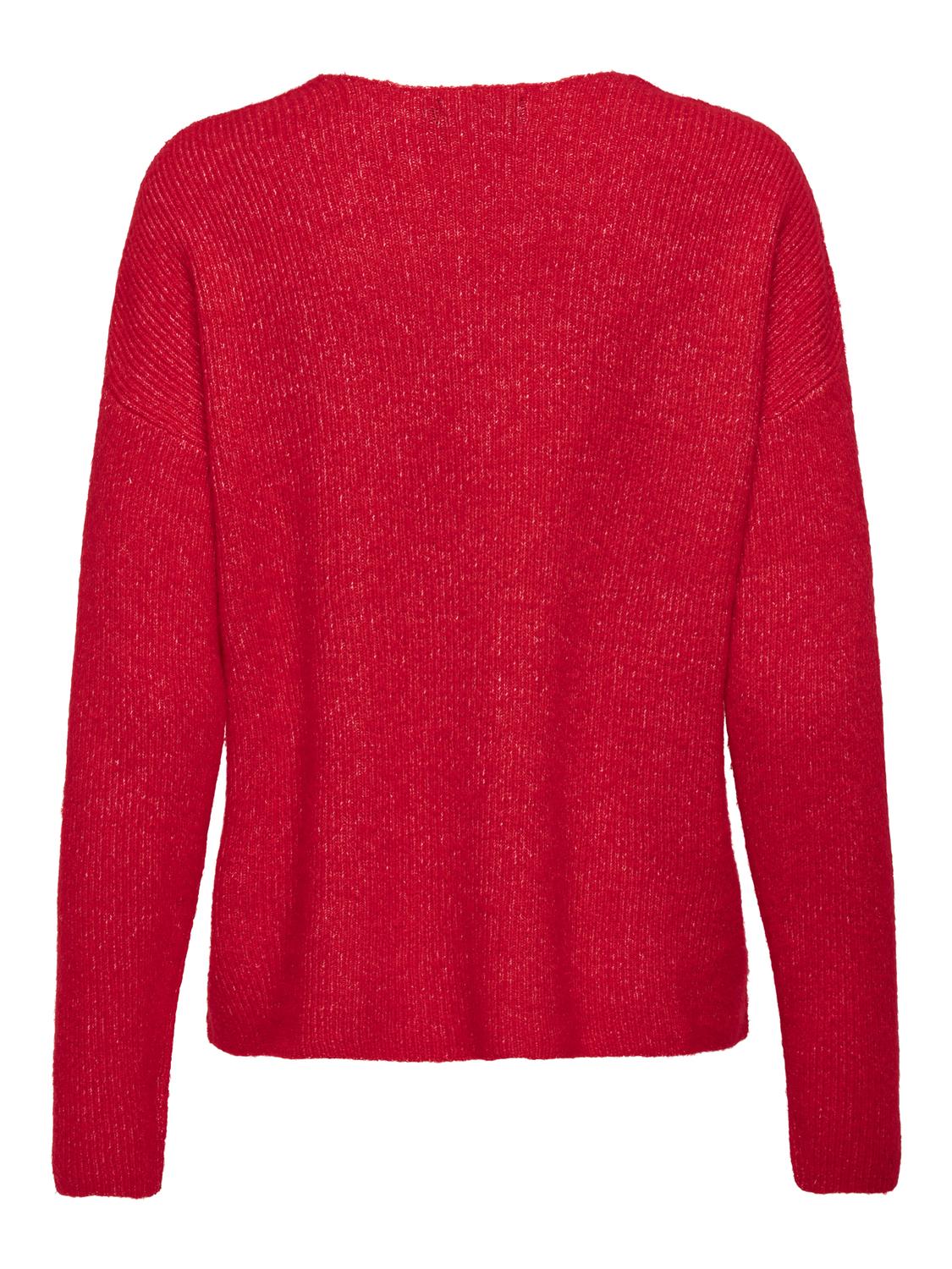 ONLCAMILLA Strickpullover True Red