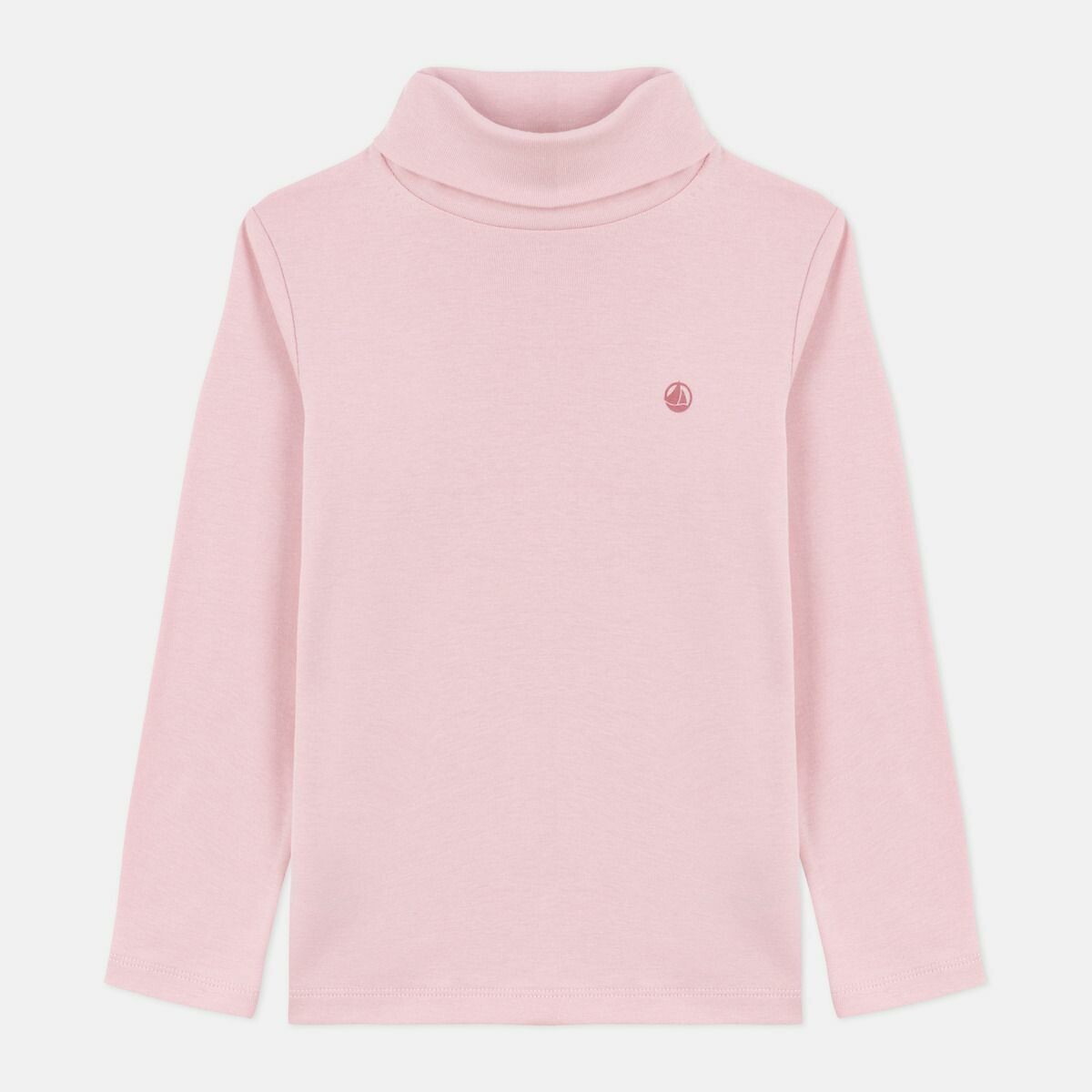 PETIT BATEAU<br>Gola alta de algodão