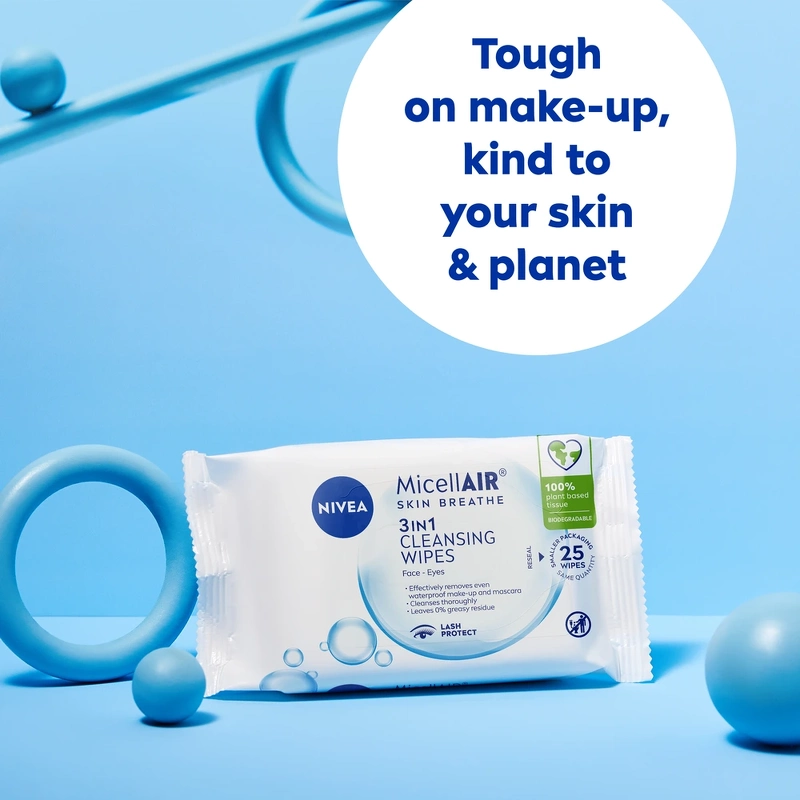 Nivea Micellar Cleansing Wipes 25 Pieces