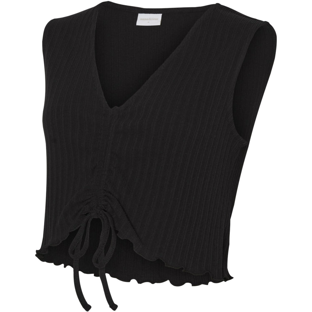 Køb Mama;licious Black Mlhatha Sl Crop Jrs Top