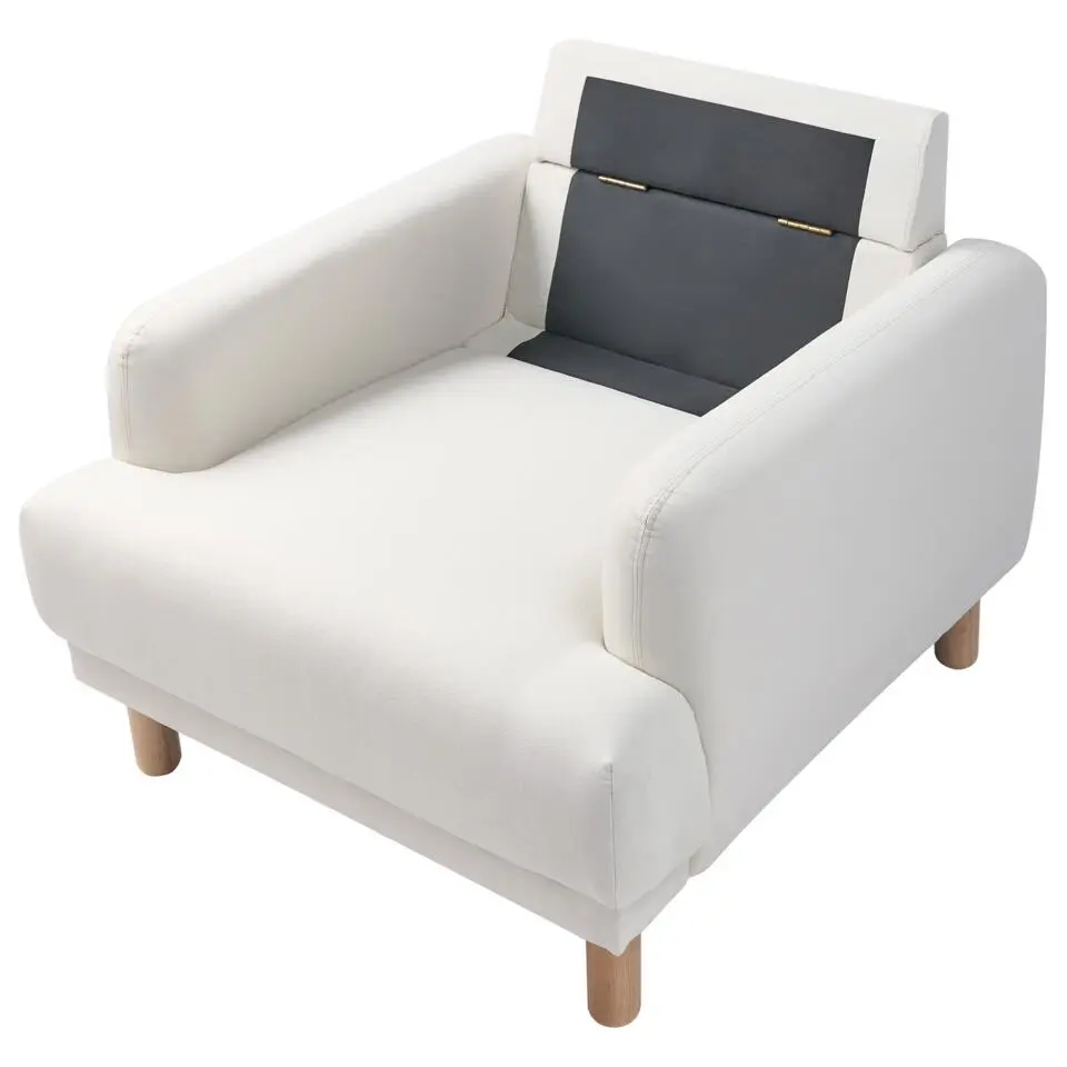 TUVE - Fauteuil - Off-white - Polyester