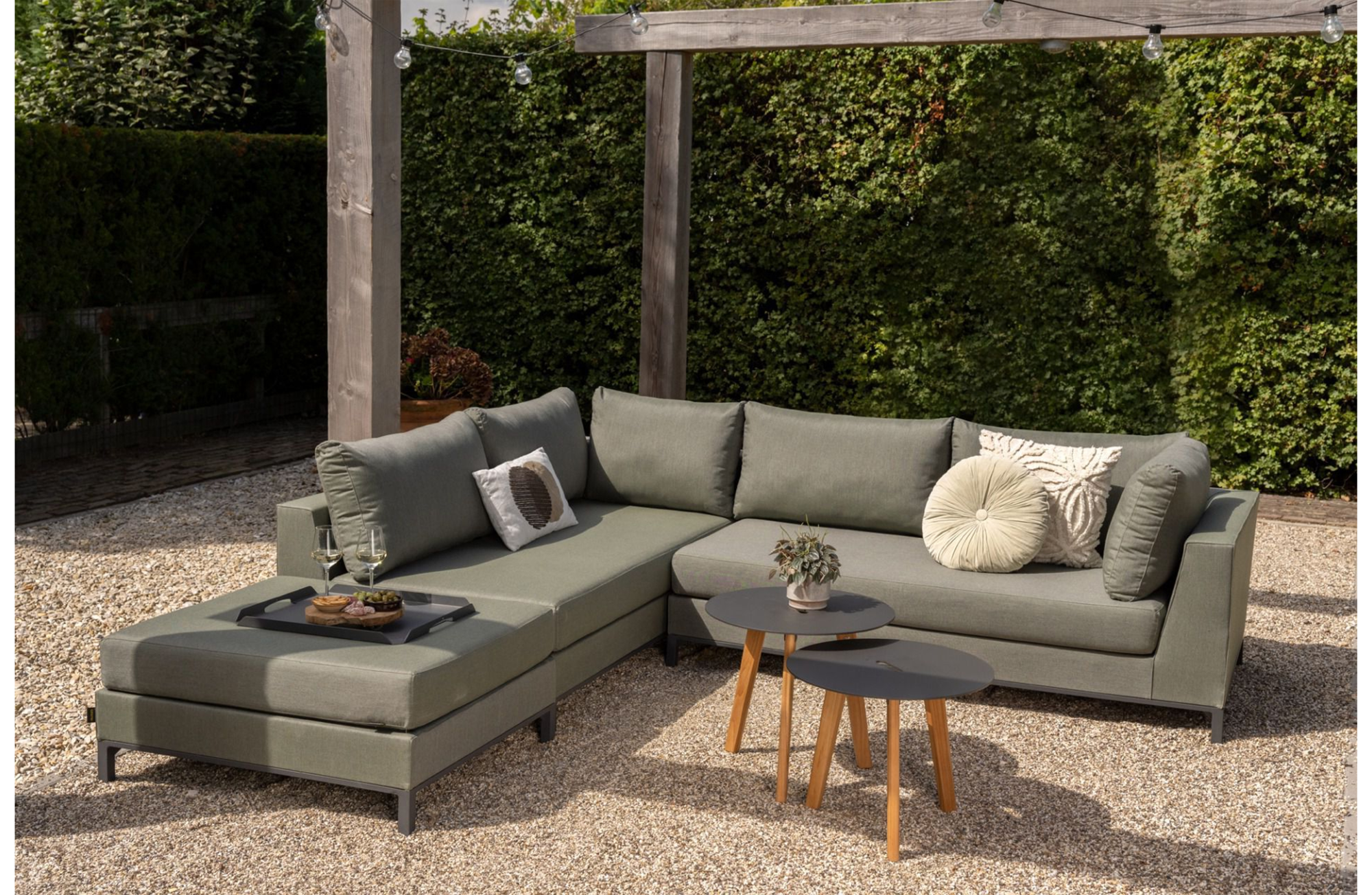 Exotan loungeset Capri Capri loungeset - Rechts groen