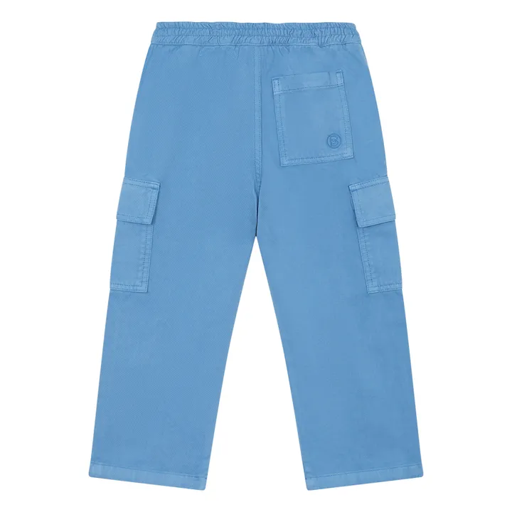 SMALLABLE BASICS Pantalon Cargo Garçon Denim | Bleu azur