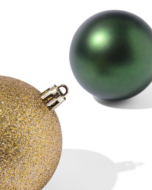 set plastic kerstballen multicolor - 44 stuks