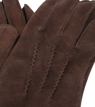 Suitable Suede Handschoen Donkerbruin GL-SHEEP SUE-24-01 kopen