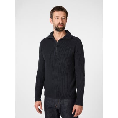 Herren-Stricktroyer, Dunkelblau