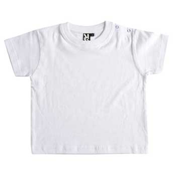 Roly CA6564 - T-shirt Bébé Confort et Praticité Roly - tissu coton - manches courtes- 6 à 24 mois