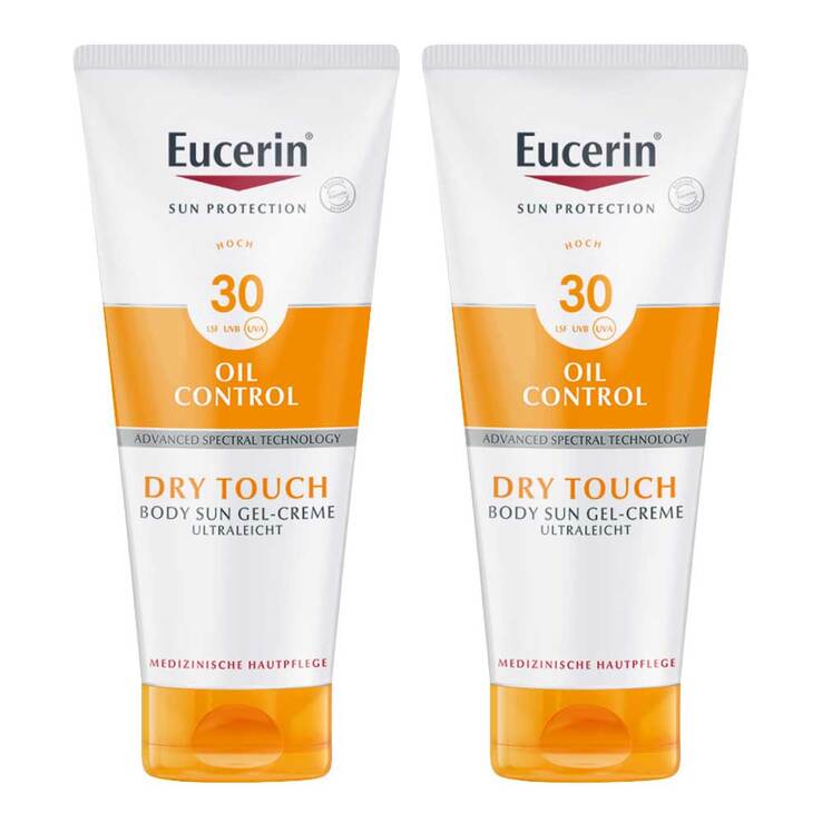 Eucerin Sun Gel-Creme Oil Control Body LSF 30 , 2x200 ml