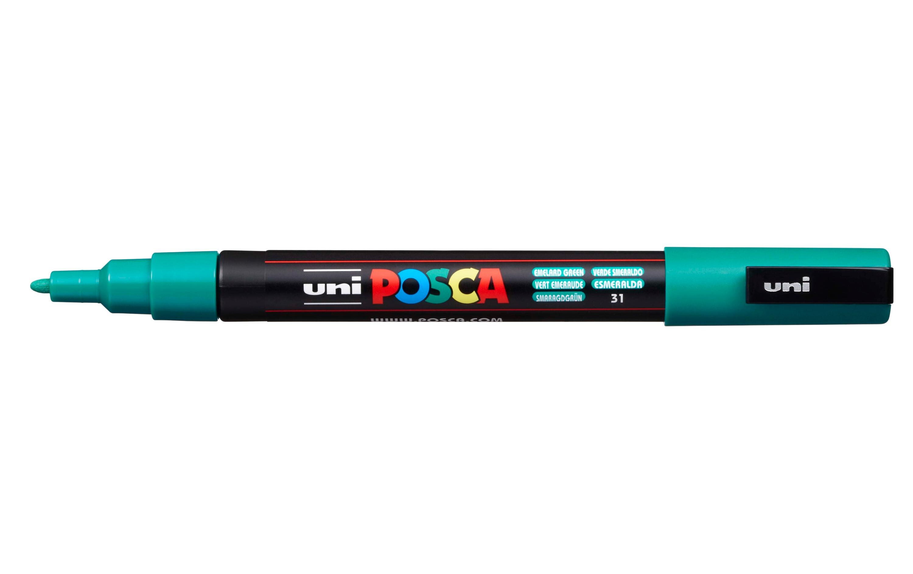 Permanent-Marker POSCA 0.9-1.3 mm, SmaragdgrünUniversell einsetzbarer Marker