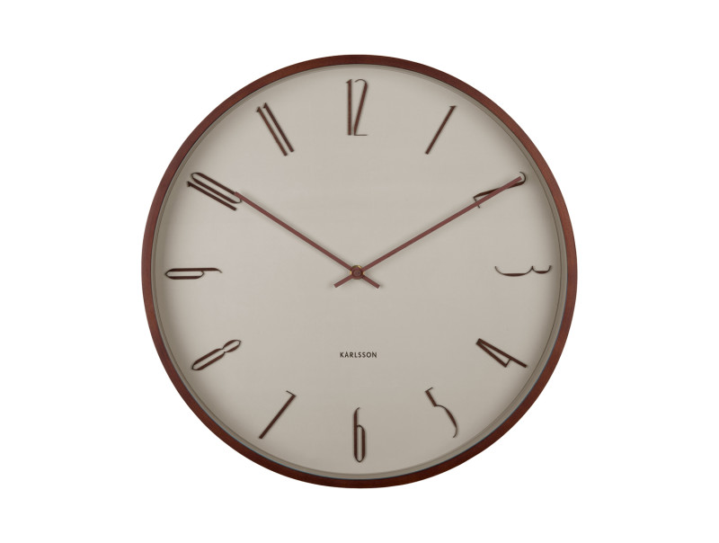 Wall Clock Scandia KA6014BL Misty blue