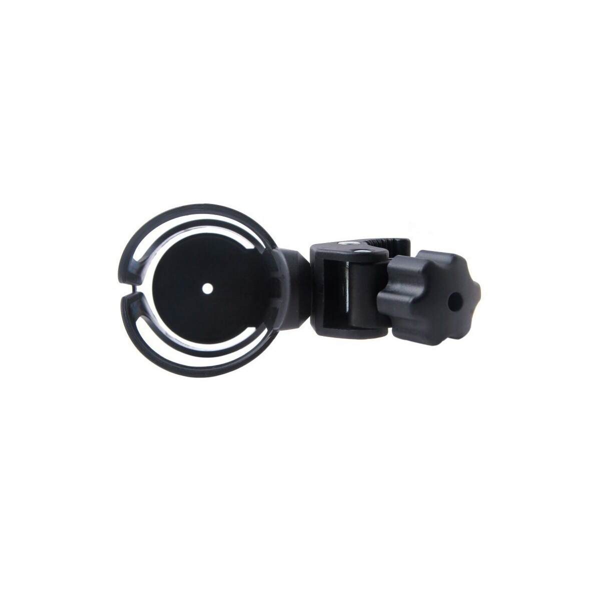 Roterbar flaskeholder for sykkel, svart