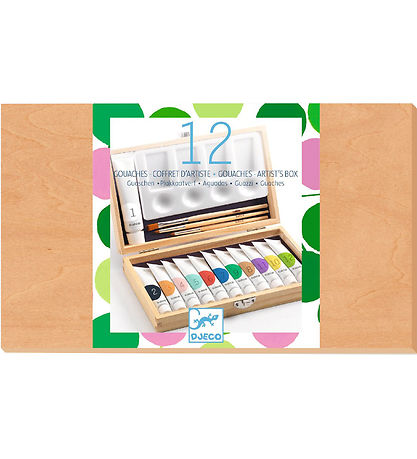 Djeco Malings?t - 12 Farver - Artist's Box