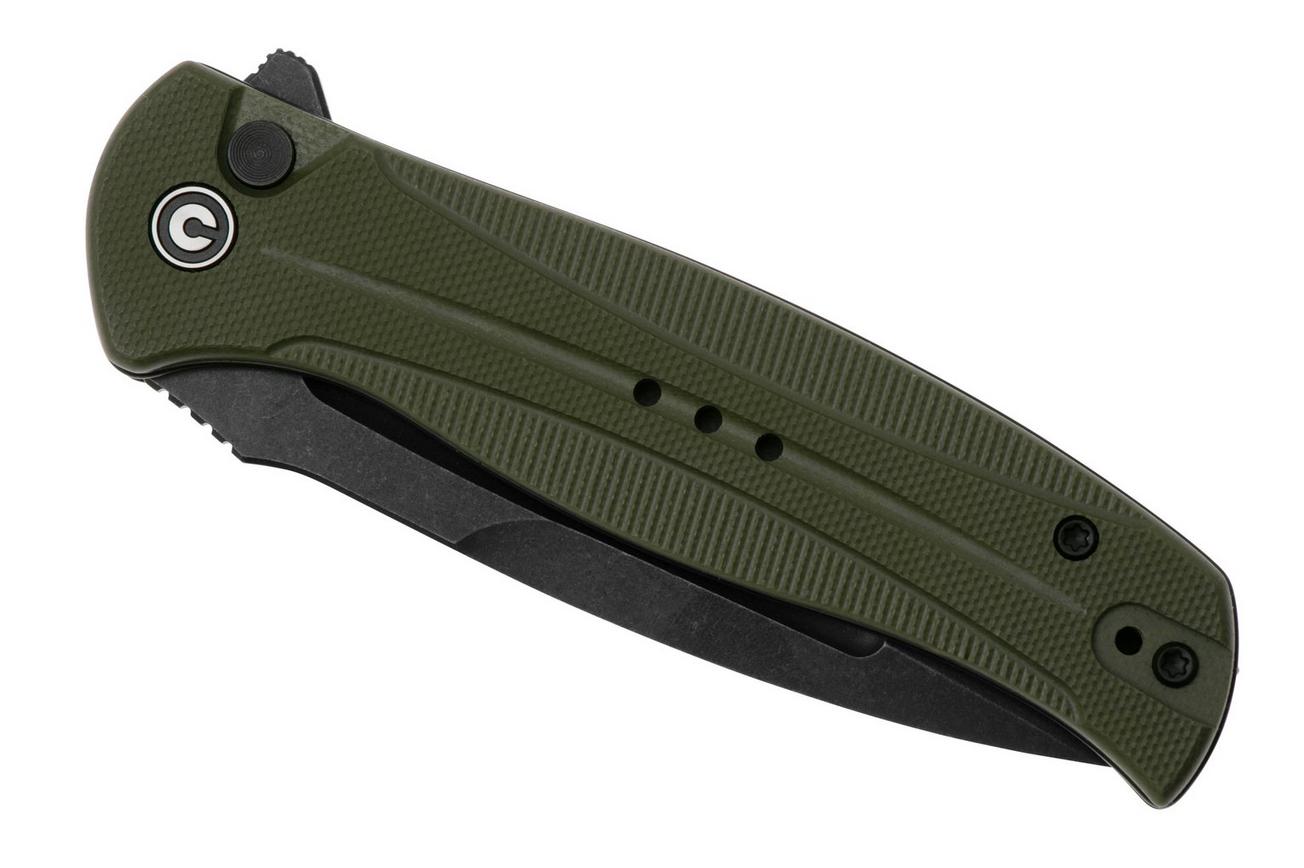 Civivi Incindie C23053-2 Black Stonewashed 14C28N, OD Green G10 zakmes