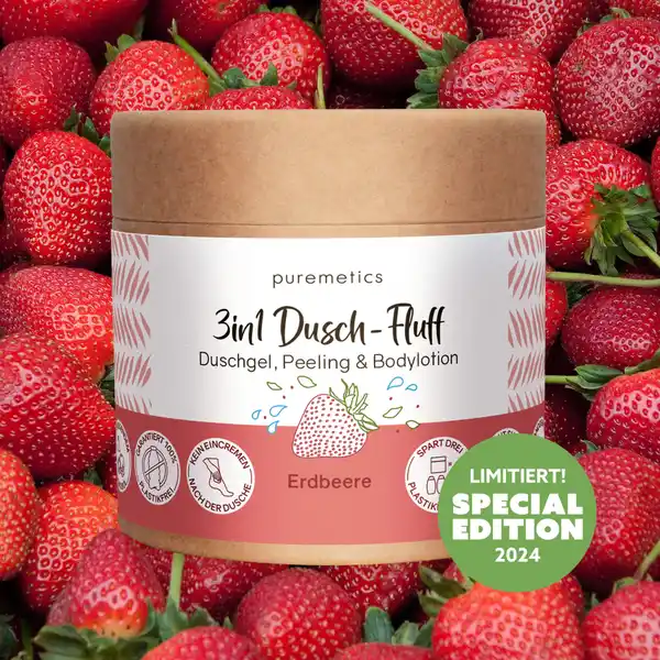 3in1 Dusch-Fluff Erdbeere