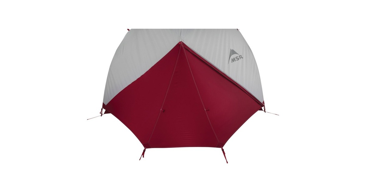 MSRElixir 2 Backpacking Tent  (Lichtgrijs/rood)
