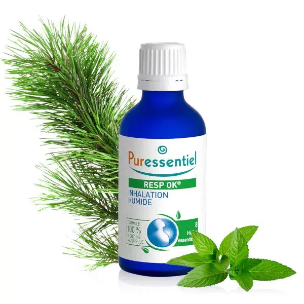 Puressentiel Solução para Inalação Respiratória Úmida com 8 Óleos Essenciais 50ml