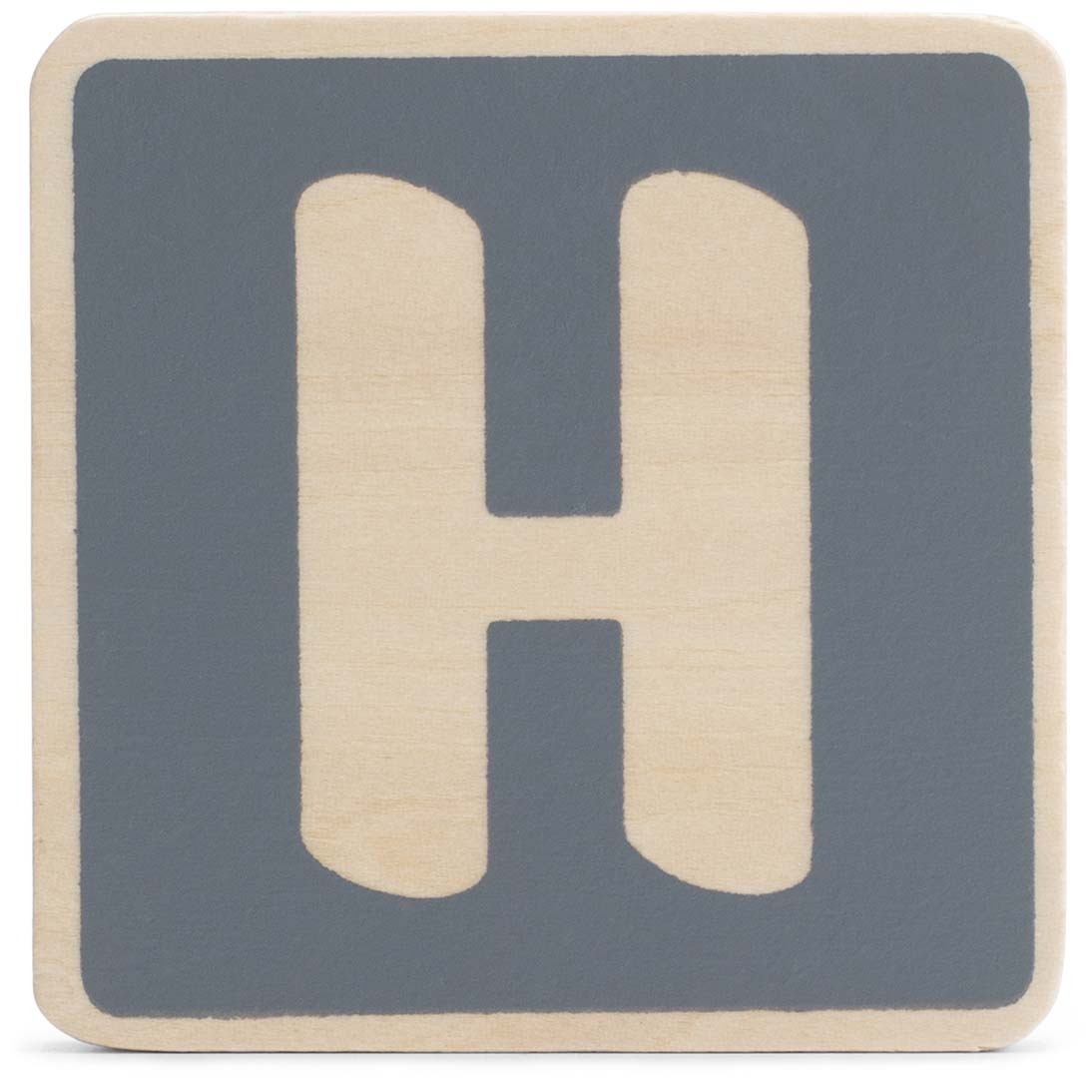 Prénatal houten namentrein letter H Stonegrey - lettertreinen - Prénatal