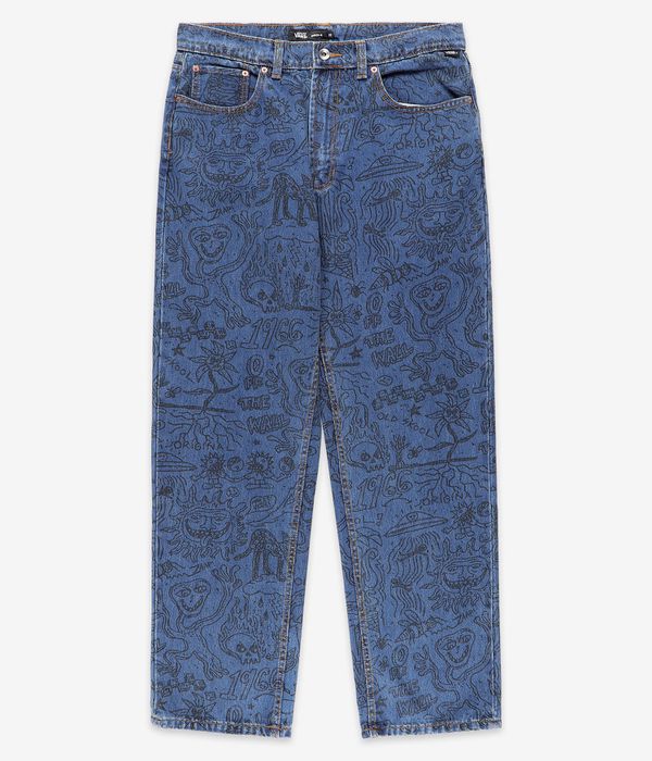 Vans Check-5 Printed Loose Jeans (vintage indigo)