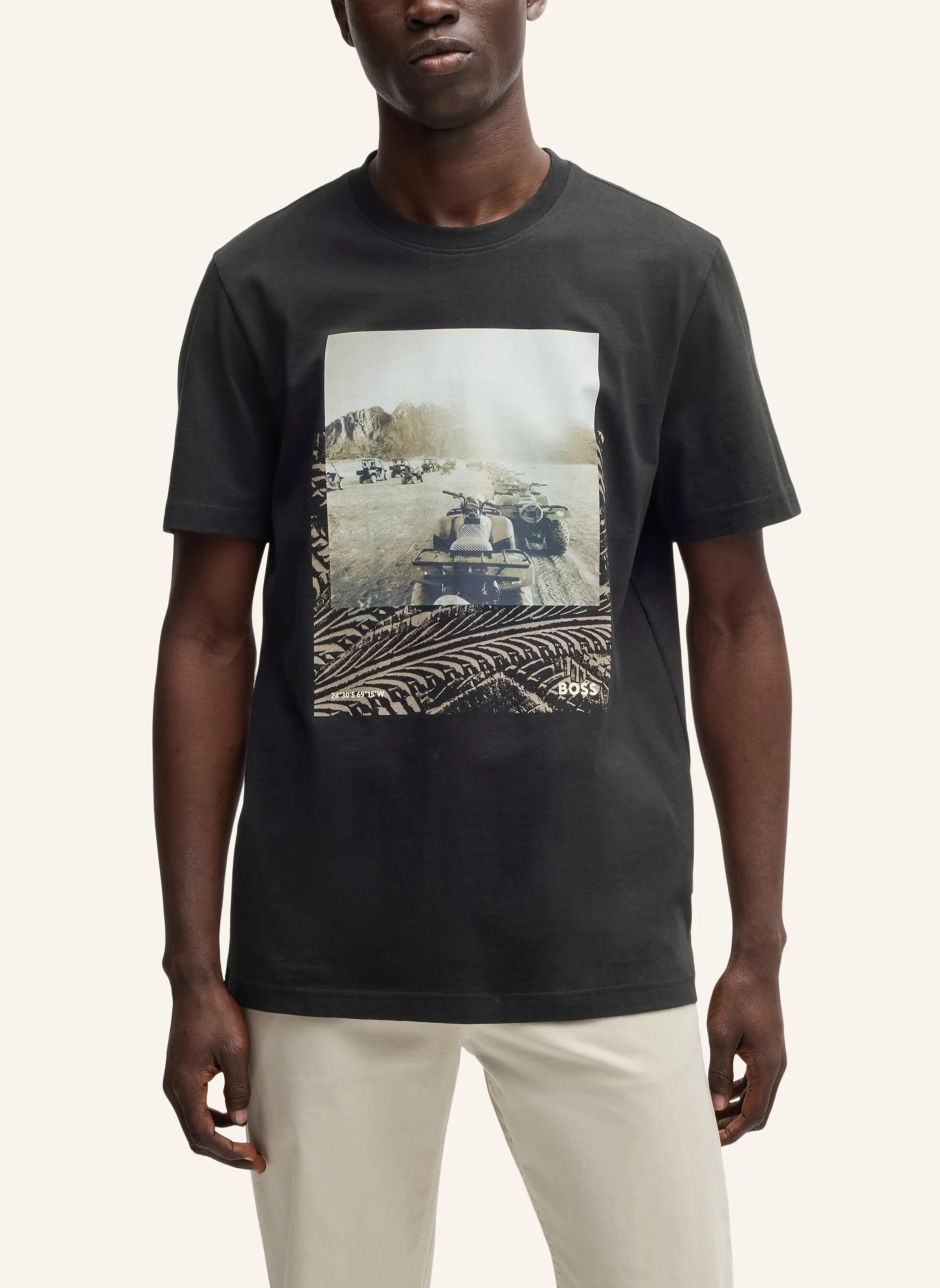 BOSS T-Shirt TE_DUNETRACE Regular Fit