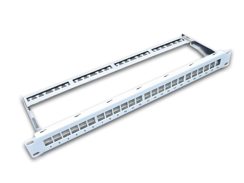 Wirewin Patchpanel 24 Port, Keystone, 1HE 19