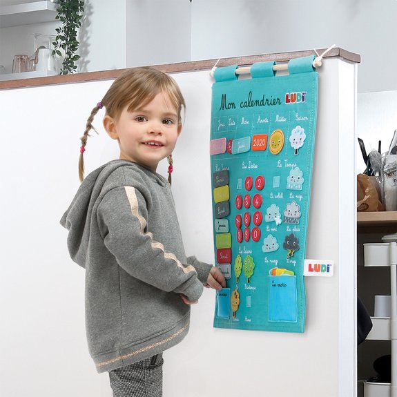 Calendrier Basic bleu