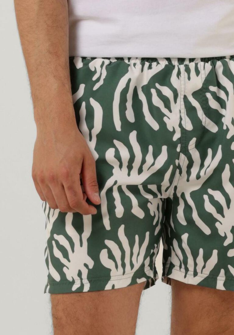 PUREWHITE olijf purewhite  swimshort with all over print