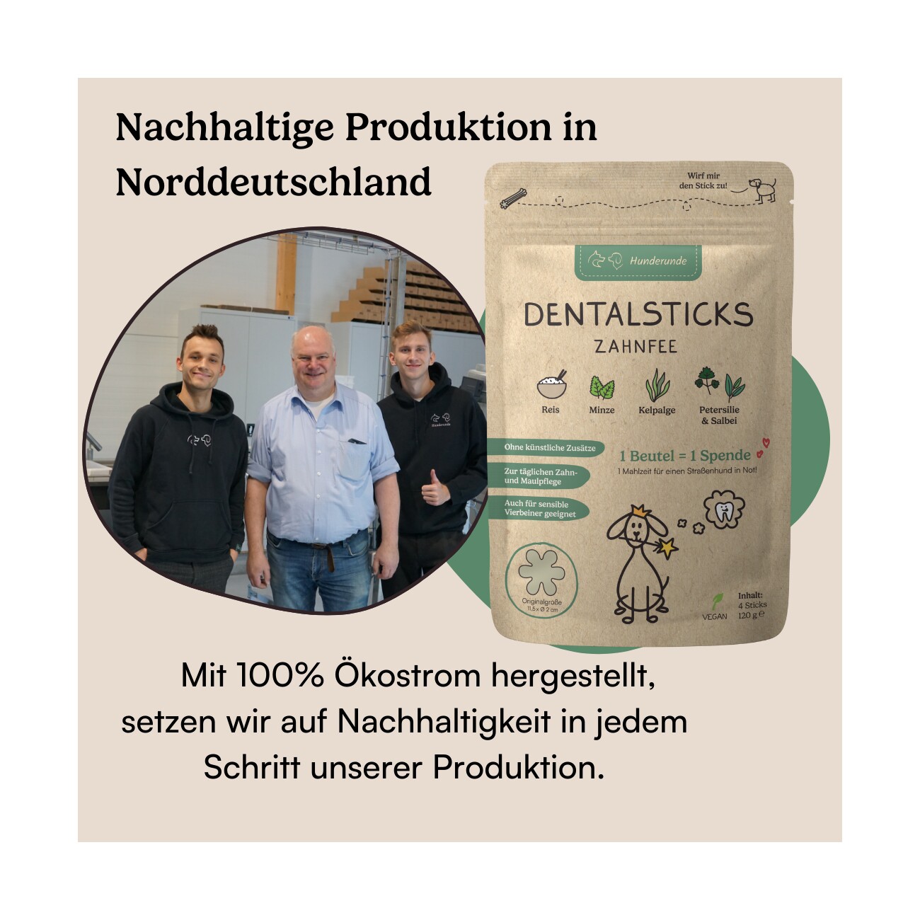 Hunderunde Zahnfee Dental Sticks – Frischer Atem & Zahnpflege 360 g