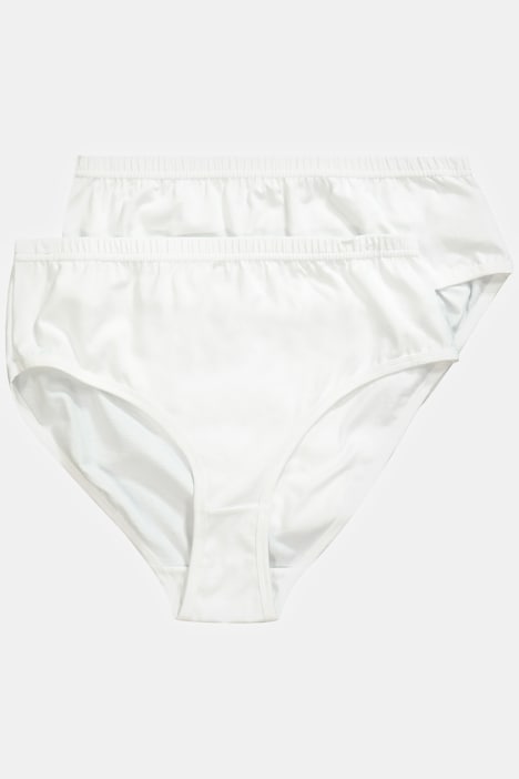 Slips, 2er-Pack, uni, Biobaumwolle