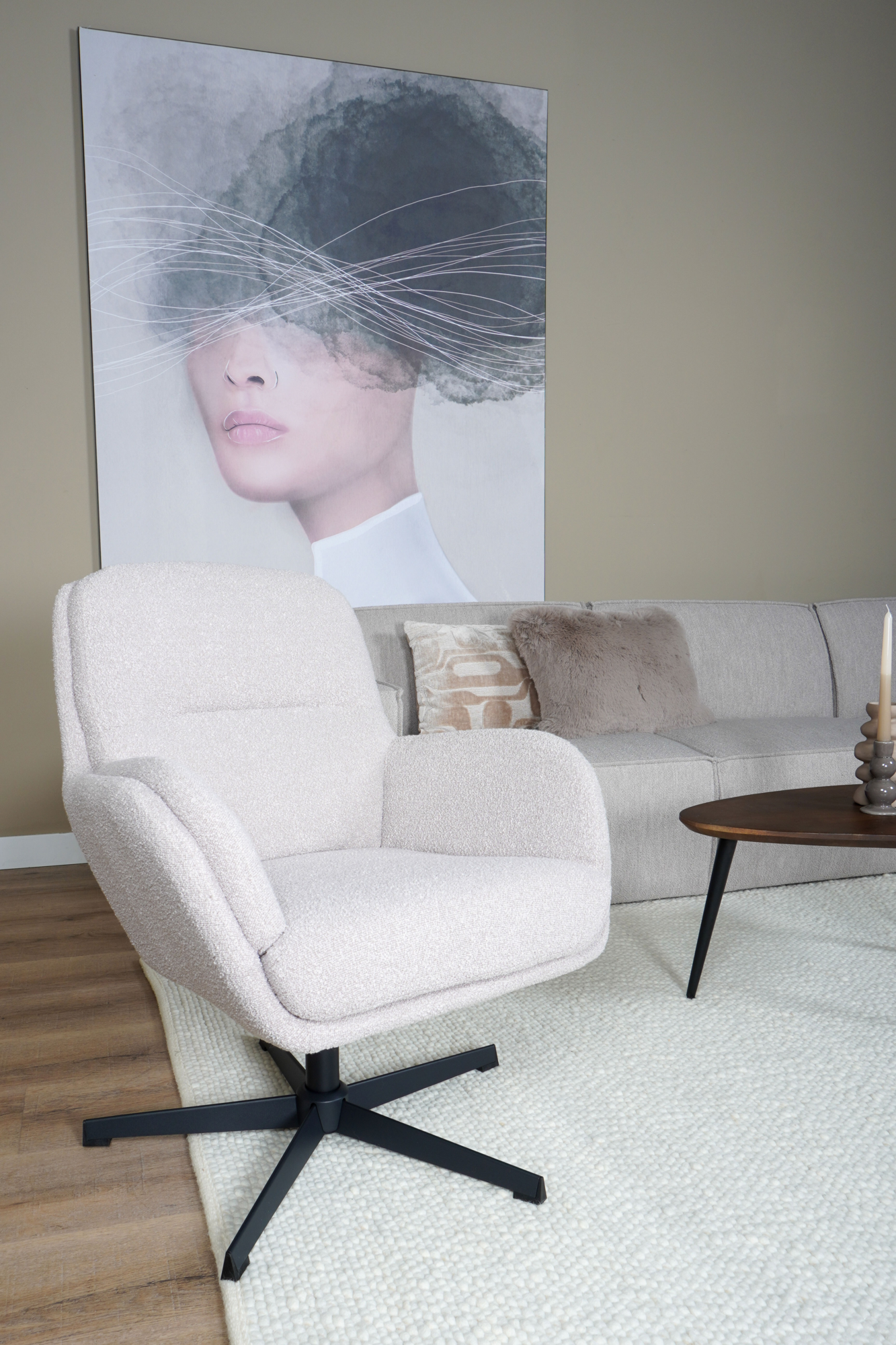 Fauteuil Louise Natural