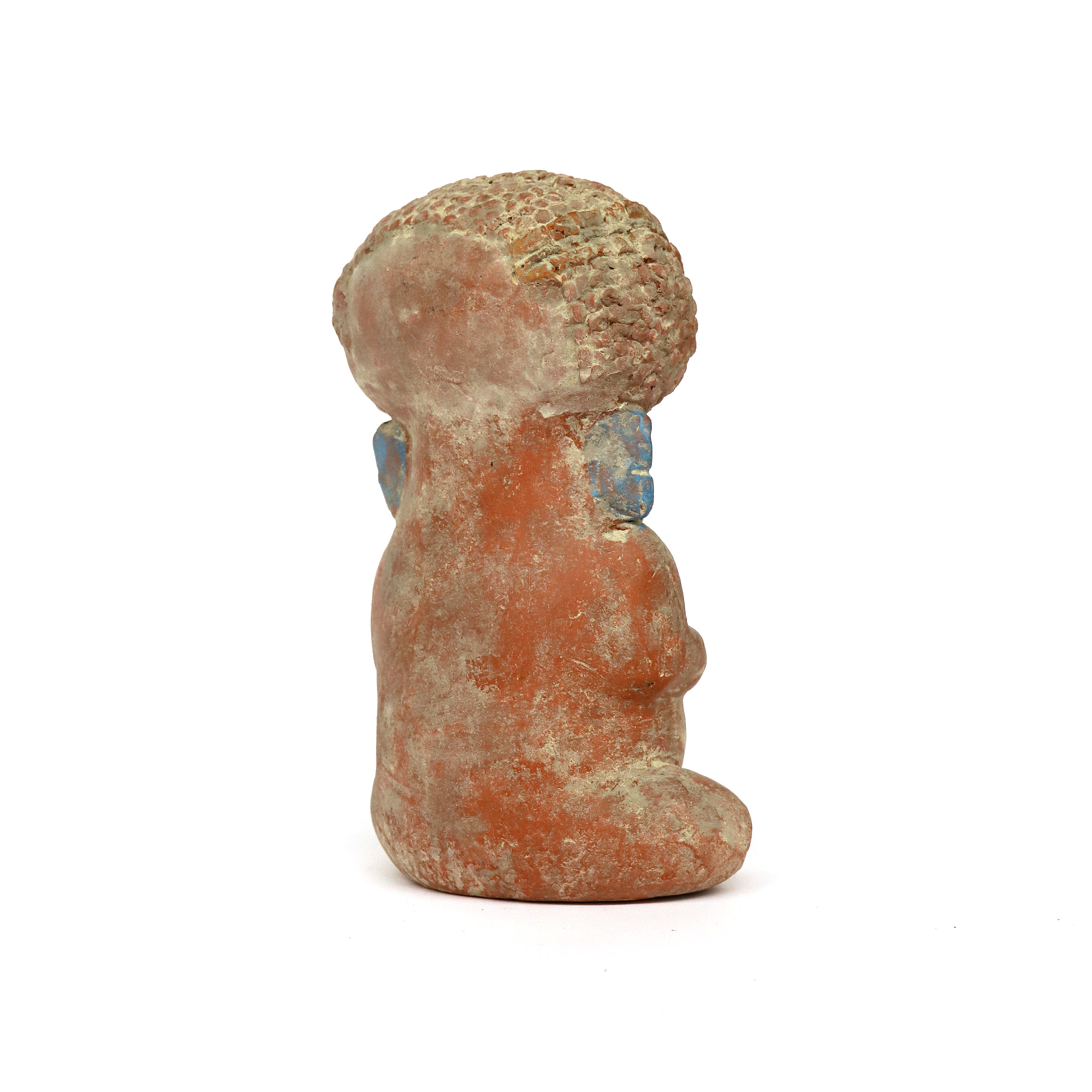 Terrakotta-Figur 'Maya', II, sitzend, handbemalt, H 22 cm, B 13 cm, L 10 cm von fischer's lagerhaus